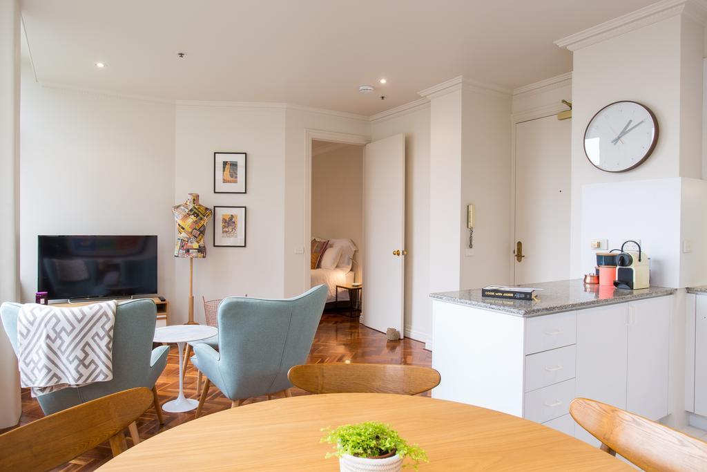 1 Exhibition Apartment Hotel Melbourne Oda fotoğraf