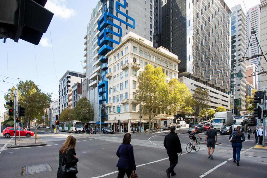 1 Exhibition Apartment Hotel Melbourne Oda fotoğraf